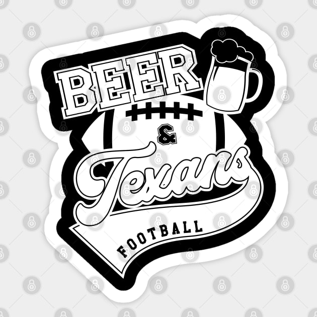 BEER AND TEXANS Sticker by Litho